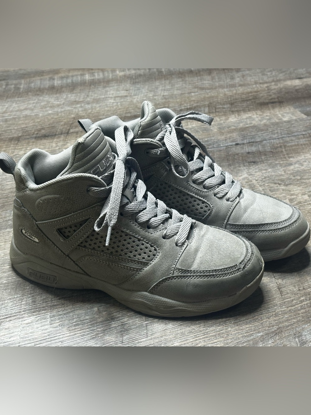 FUBU Kids Gray High-Top Sneakers